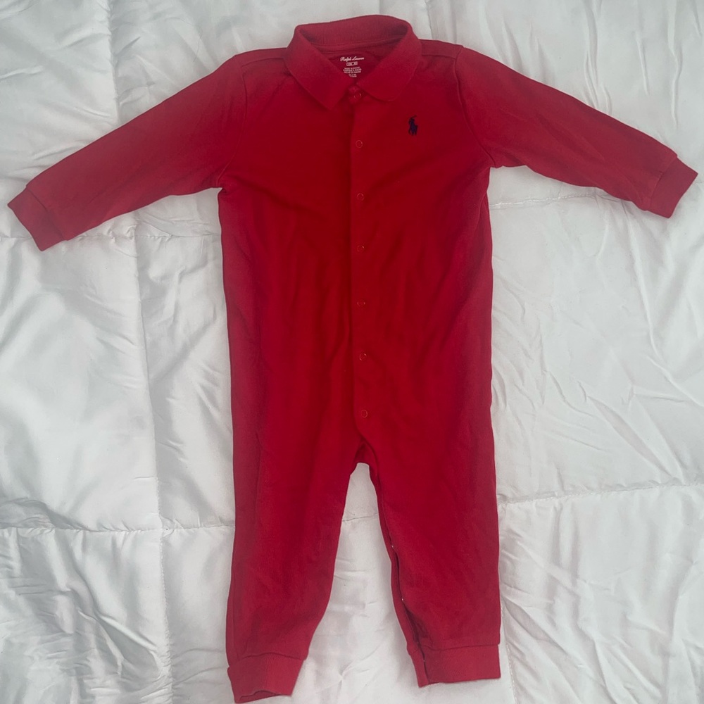 FINAL PRICE Ralph Lauren footless onesie size 12M ❤️🧸